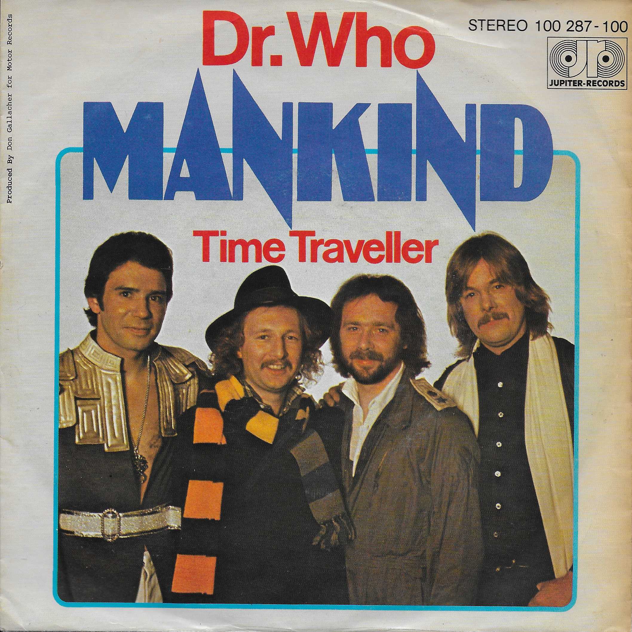 Picture of 100 287 Doctor Who \(Cosmic remix\) by artist Ron Grainer / Mark Stevens / Mankind from the BBC records and Tapes library